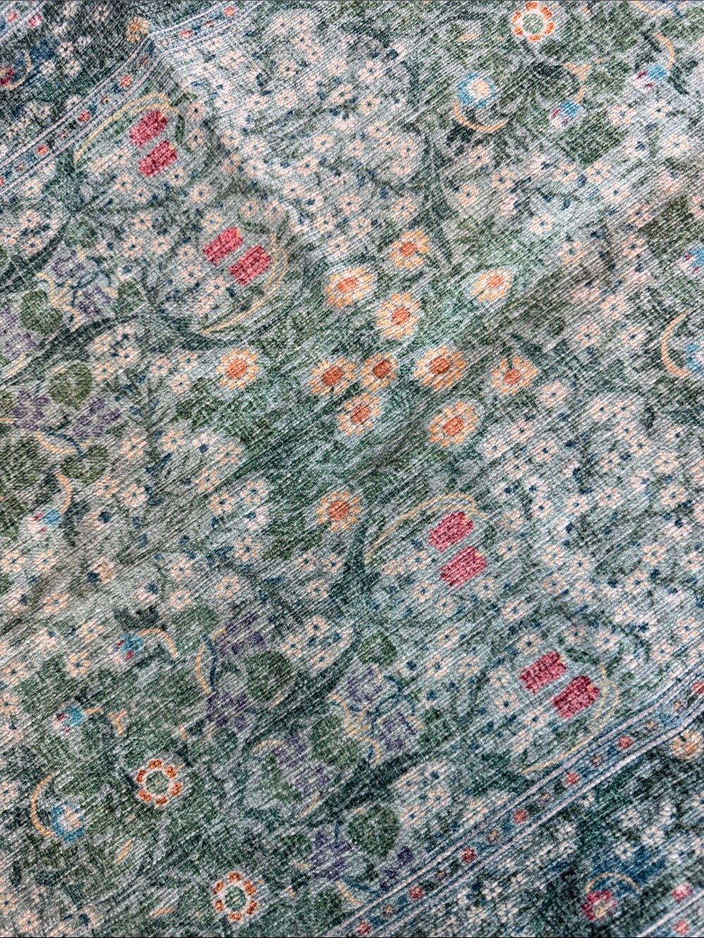 Ruggable Blackthorn Multicolor Jade Flatwoven Rug, 3x5 ft - Picture 4 of 4